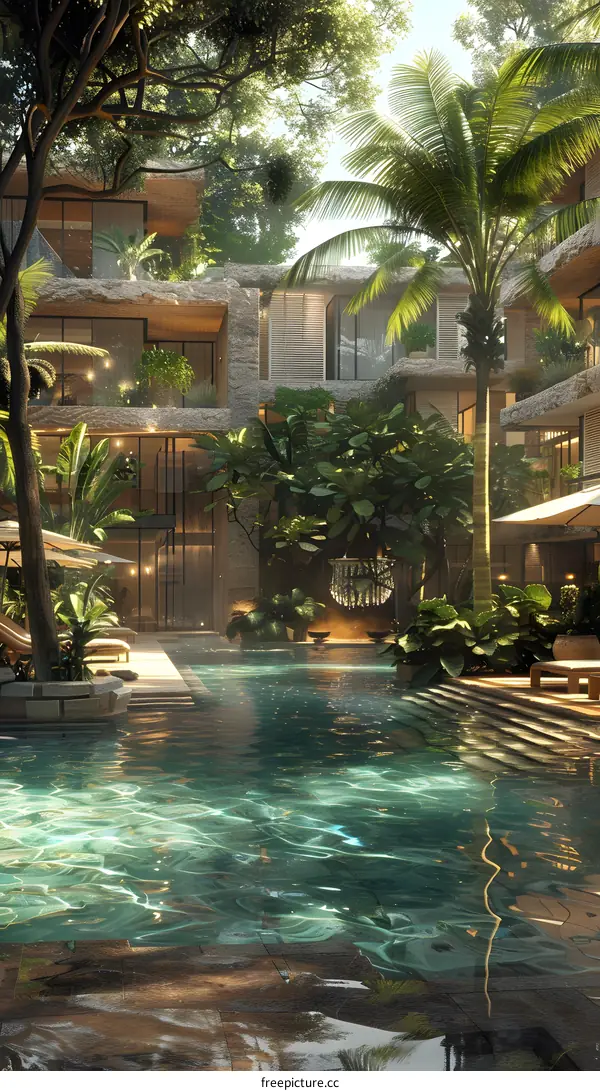 A luxury resort hidden in the rainforest