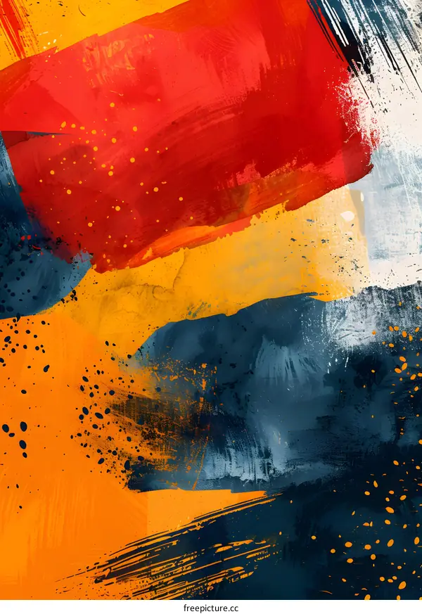 Abstract Acrylic Painting