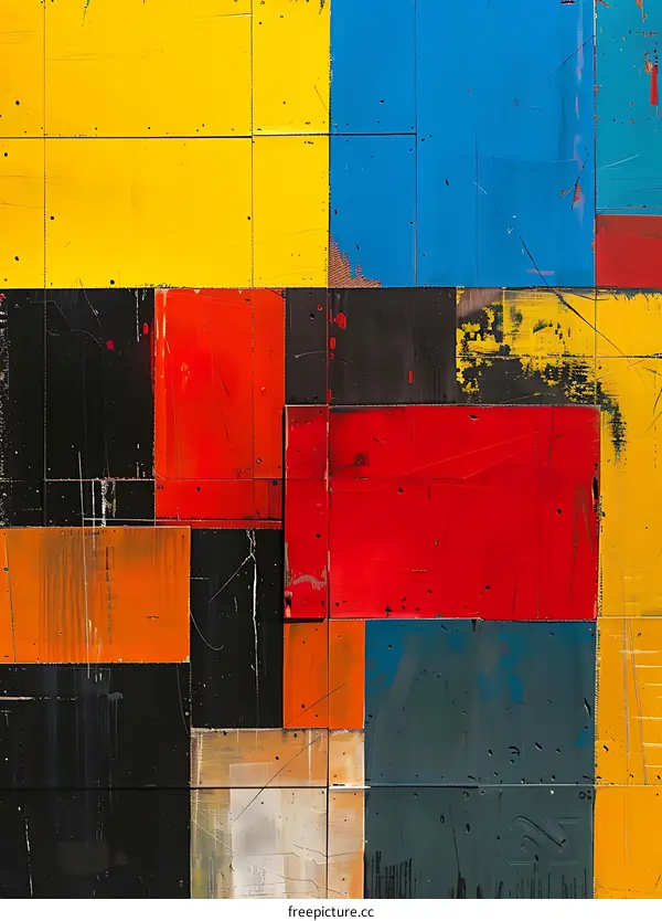 Abstract Colorful Geometric Pattern Design