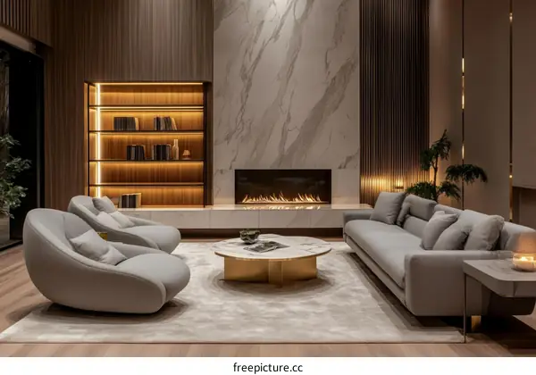 Modern Luxury Living Room Interior Design