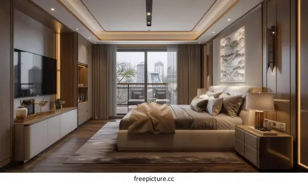 Modern Elegant Bedroom Interior Design