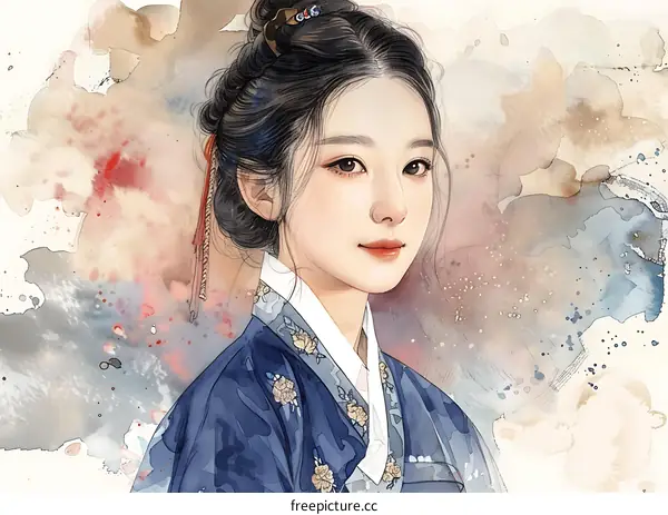 Portrait of a Korean Beauty