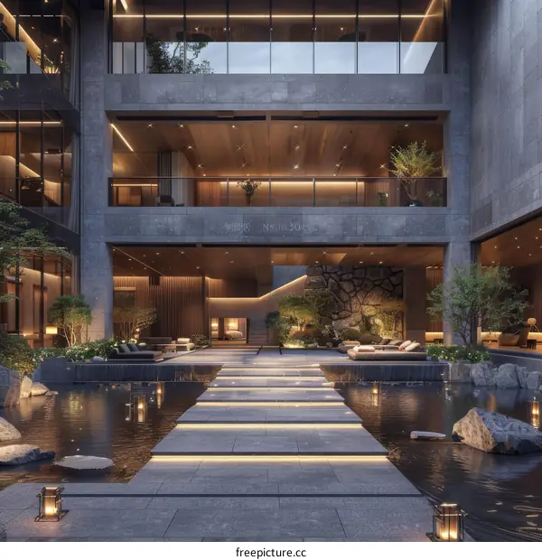 Modern Japanese-Style Architectural Design