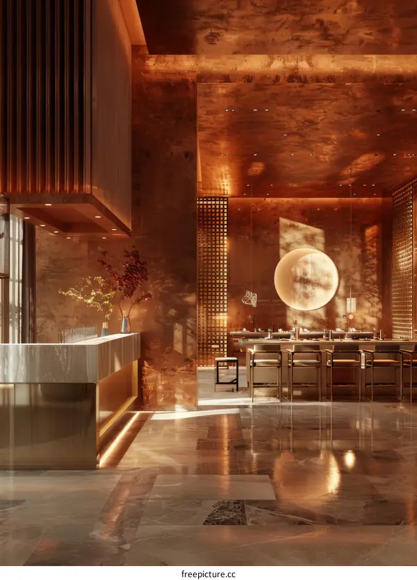 Modern Asian Restaurant Interior Design