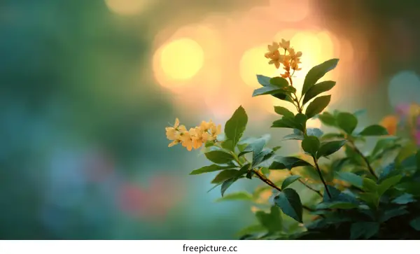 Beautiful Blossoms in Soft Light