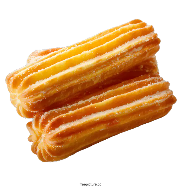 [Transparent Background PNG]Two churros isolated on white background