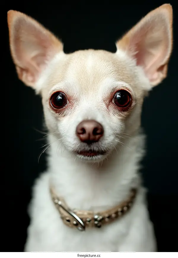 Close-up Portrait of a Chihuahua Dog
