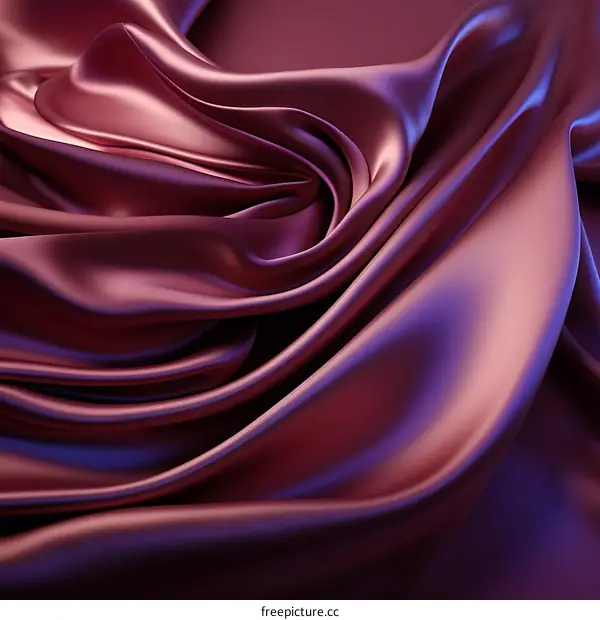 Purple silk fabric with blue highlights