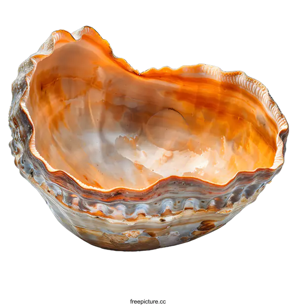 [Transparent Background PNG]orange clam shell