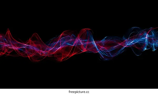 Abstract Colorful Wave Design