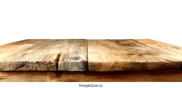 Rustic Wooden Table Top Surface