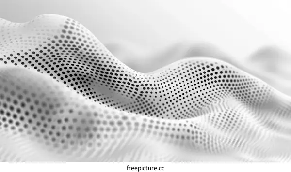 Abstract Flowing Particles Background