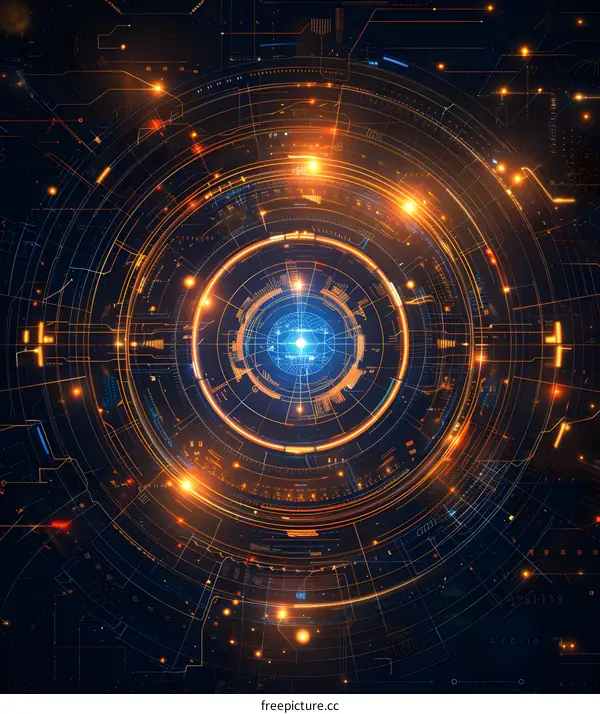 futuristic technology background