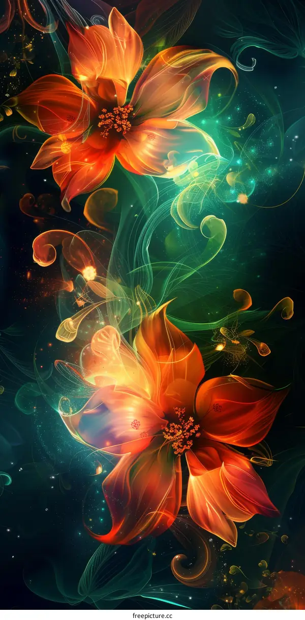 Vibrant Blooms in Nature