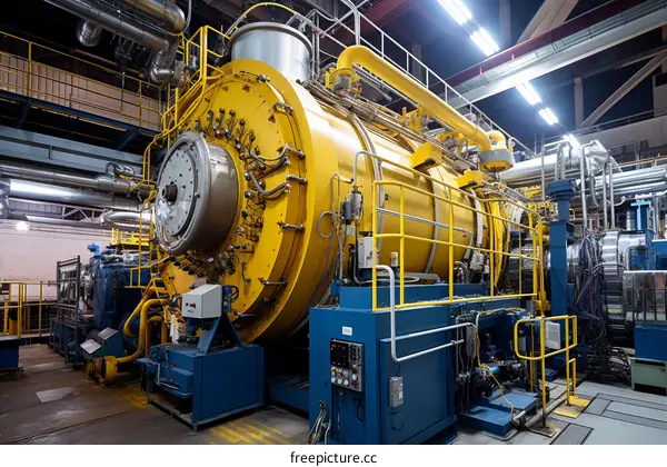 Large industrial vacuum chamber