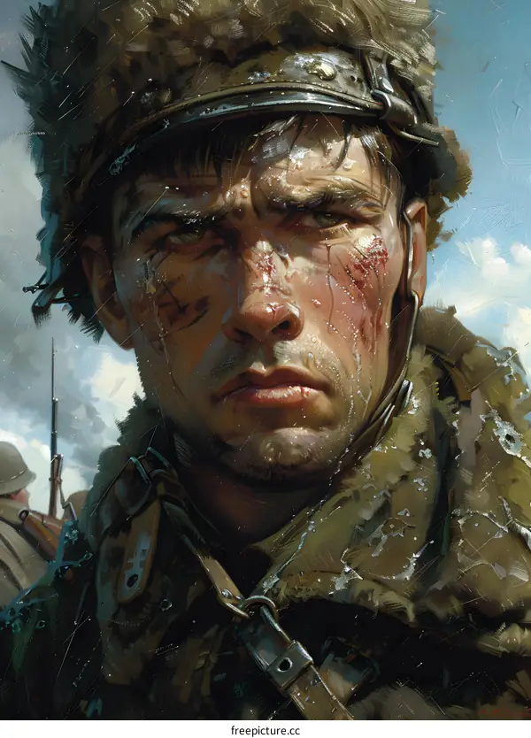 Portrait of a soldier