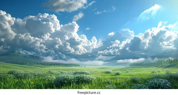 Mesmerizing Grassland Scenery