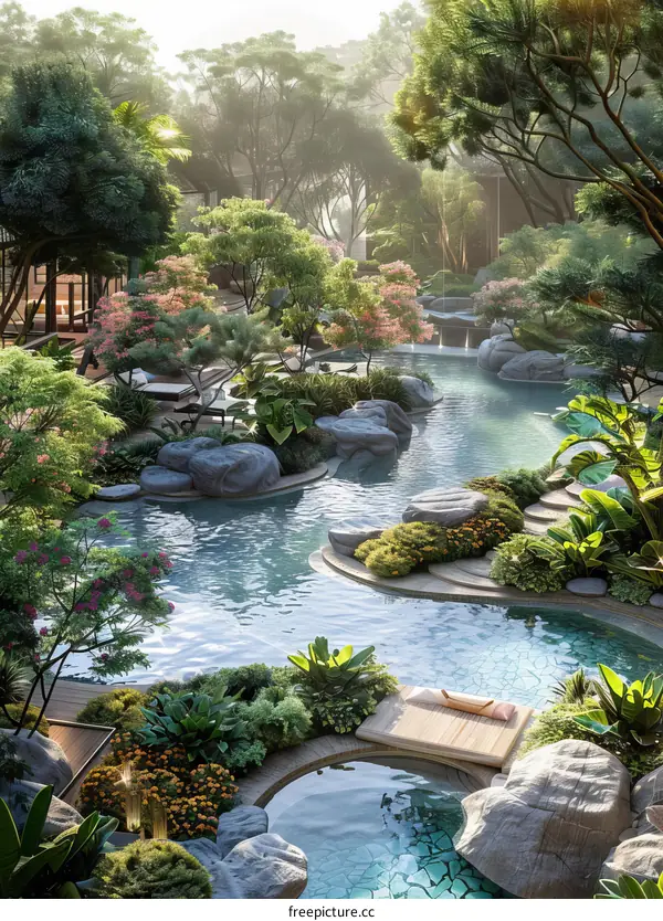 Lush Tropical Rainforest Landscape