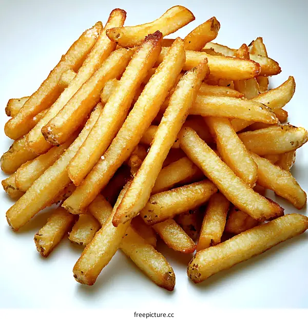 Crispy French Fries Close-up