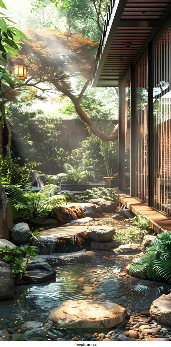 Japanese Courtyard