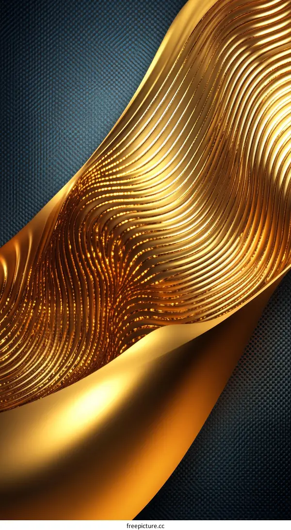 Abstract Gold Geometric Texture Background Design