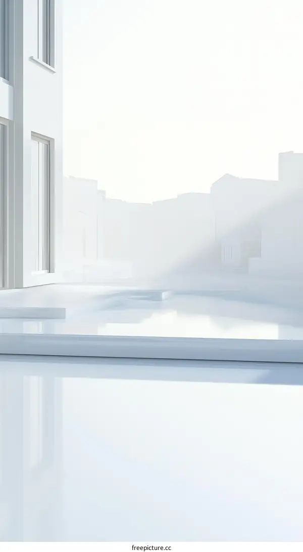 Modern Architecture Exterior Design Illustration