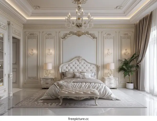 Luxury Elegant Bedroom Interior Design