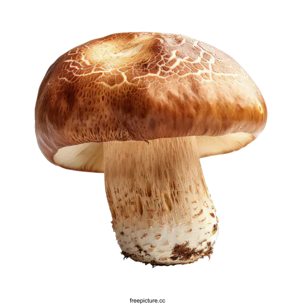 [Transparent Background PNG]Fresh Shiitake Mushroom on transparent background