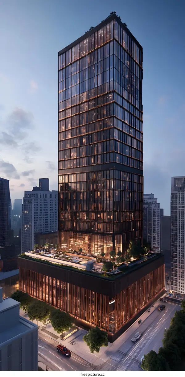 Modern Skyscraper Building Architecture Design