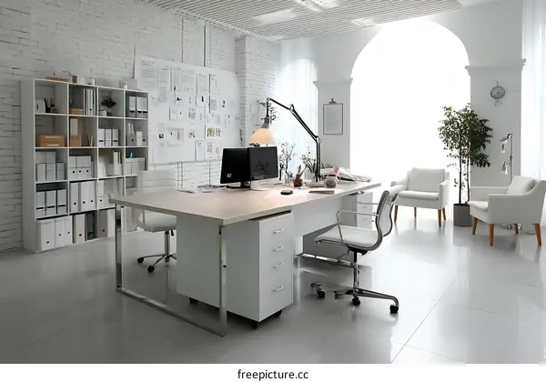 Modern Minimalist Office Interior Design