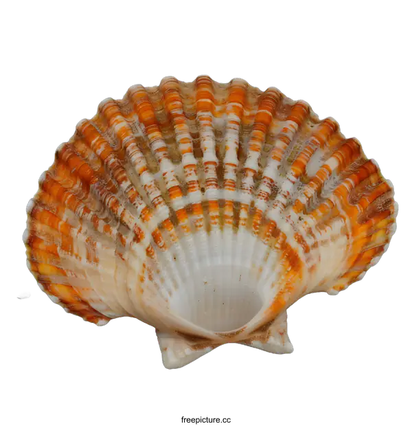 [Transparent Background PNG]Seashell on Gray Background