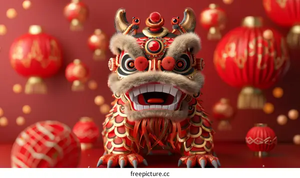 Lion dance to celebrate Lantern Festival