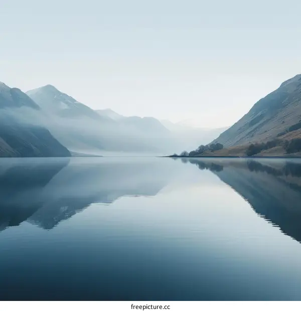 Serene Mountain Lake Reflecting Tranquility