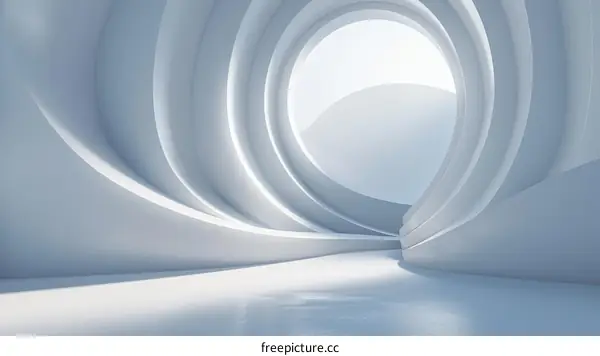 Abstract Modern Architectural Interior Design