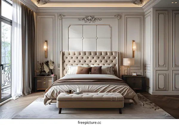 European style luxury bedroom