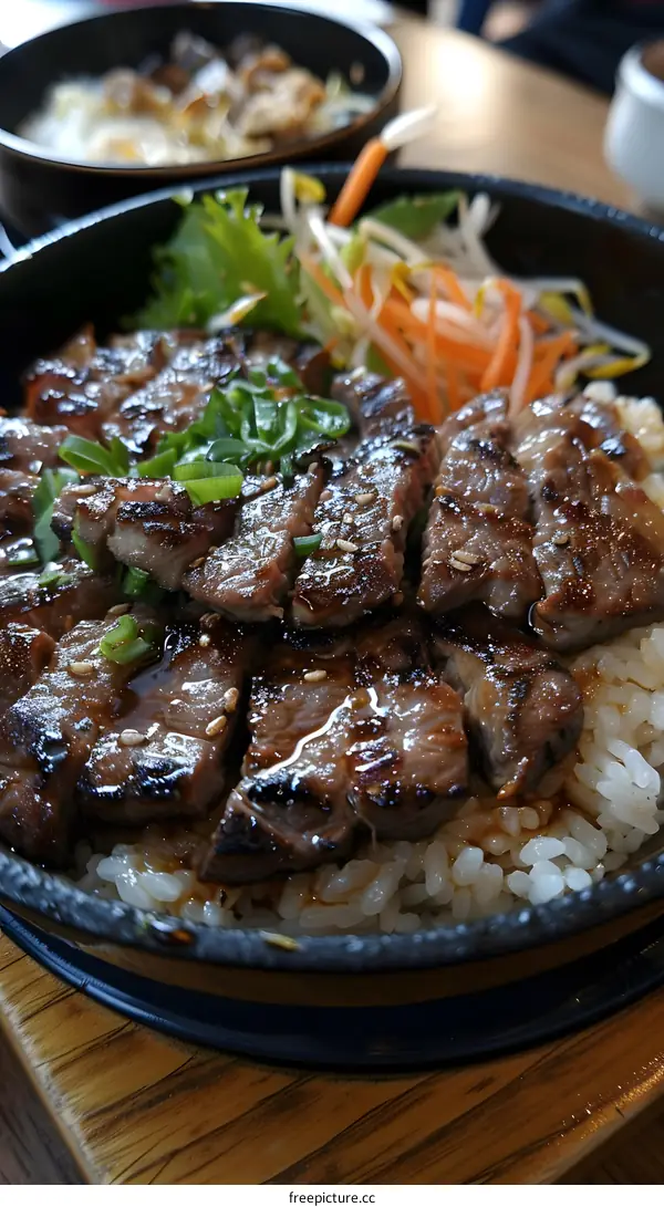 Sizzling Steak and Rice Bowl