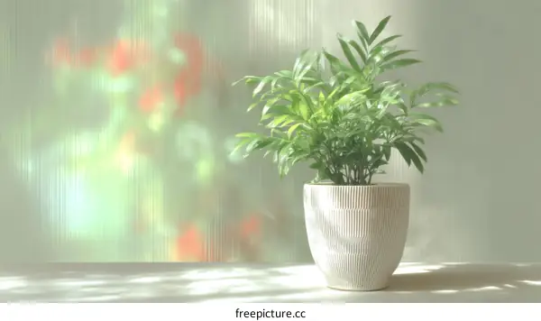 Elegant Indoor Plant in Stylish Pot