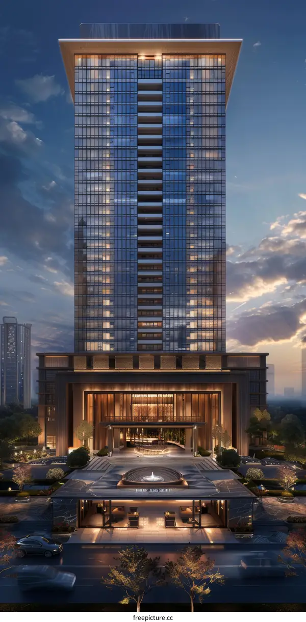 Modern Skyscraper Architectural Design