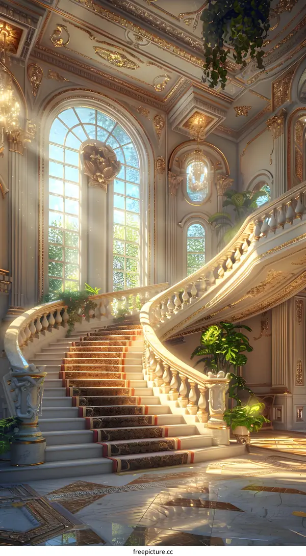 European classical palace interior