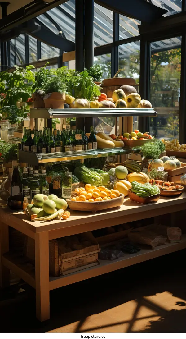 An Abundance of Vegetables and Fruits