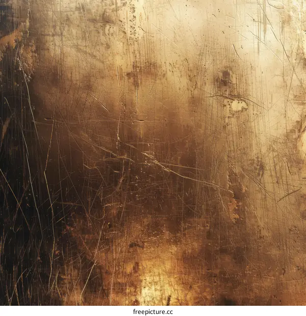 Golden metal texture background