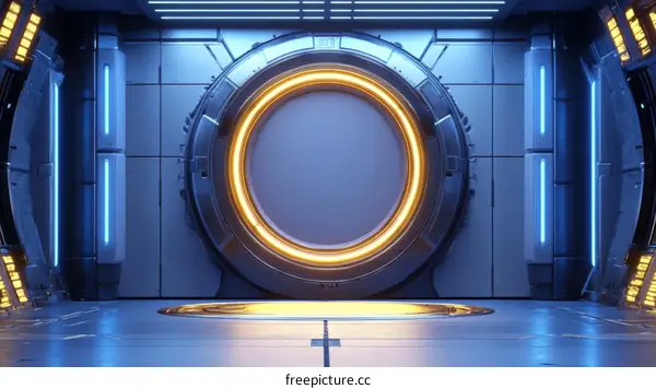 Futuristic Sci-Fi Interior Design Showcase