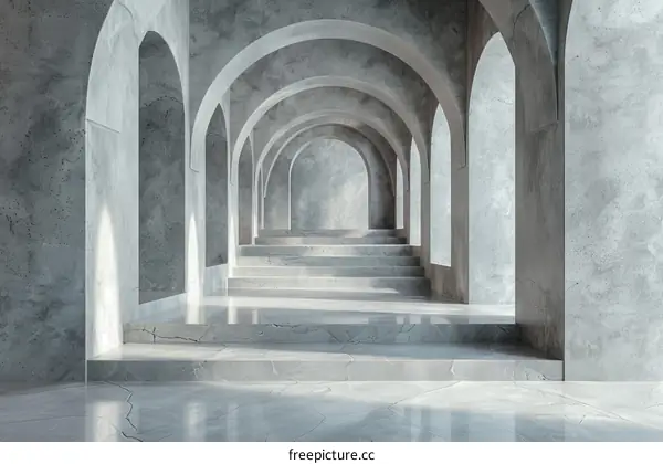 Modern Architectural Interior Corridor