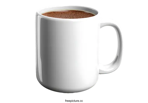 [Transparent Background PNG]White Coffee Mug Illustration