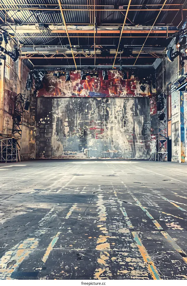 Abandoned Industrial Building Stage