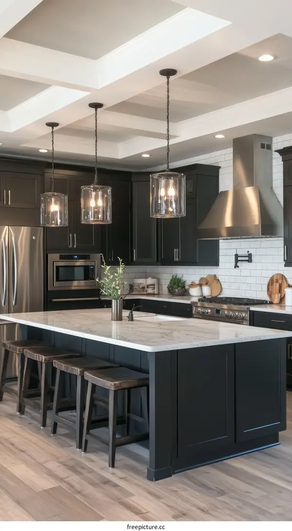 Modern Farmhouse Kitchen with Stunning Details