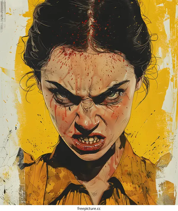 Portrait of an Angry Woman