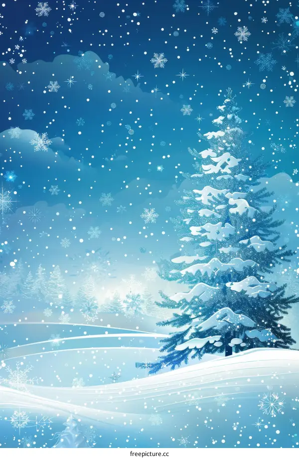 Winter Wonderland Landscape