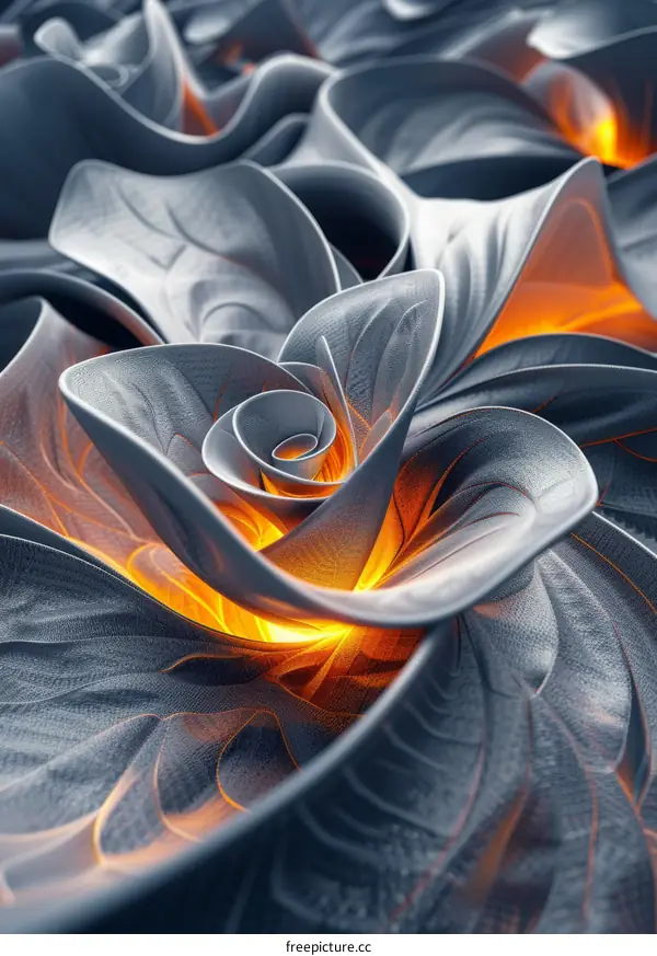 3D Flower Blooming Animation