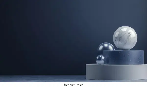 Abstract Modern Geometric Product Display